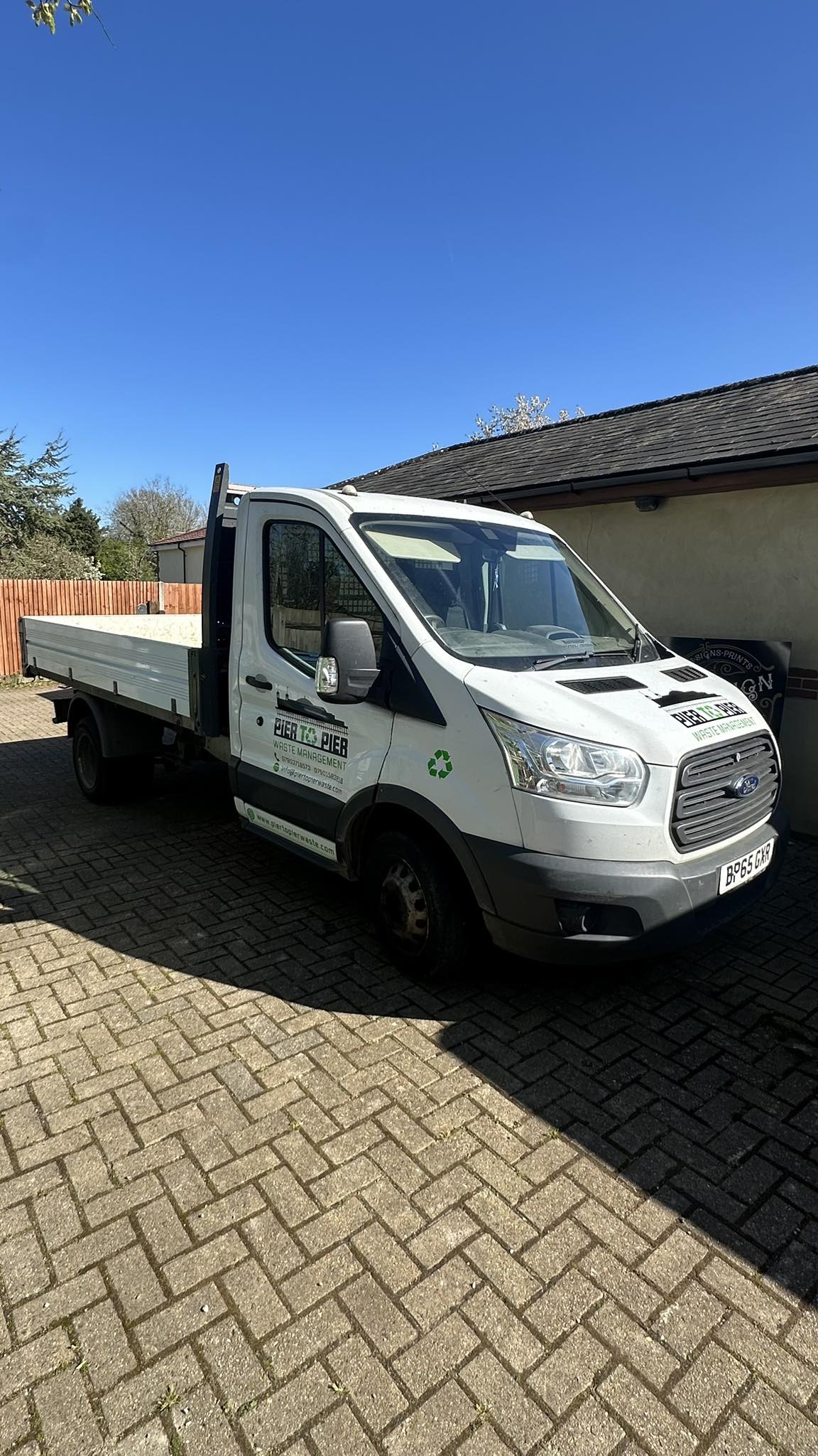 Pier to Pier Waste Management van